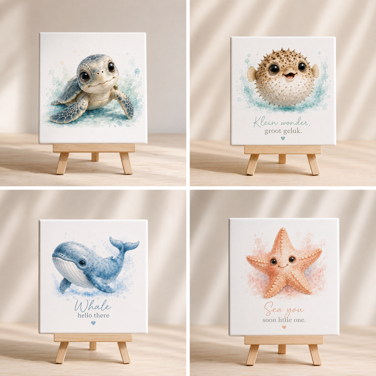 Kinderkamertegel Zeedieren